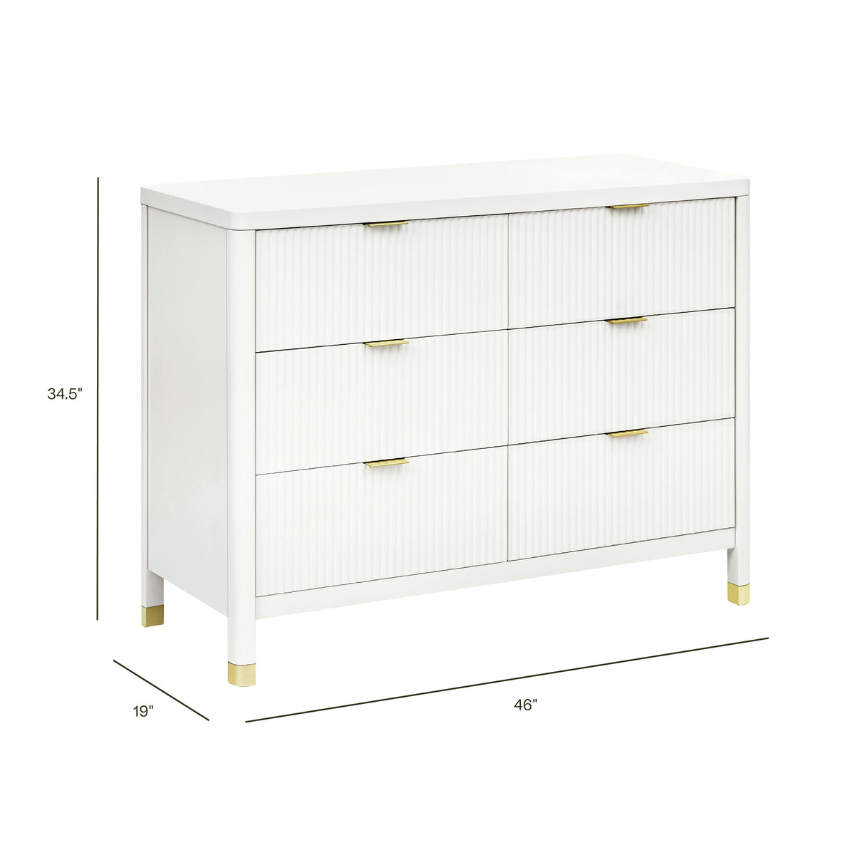 Namesake Ambrosia 9-Drawer Wide Assembled Dresser (56")