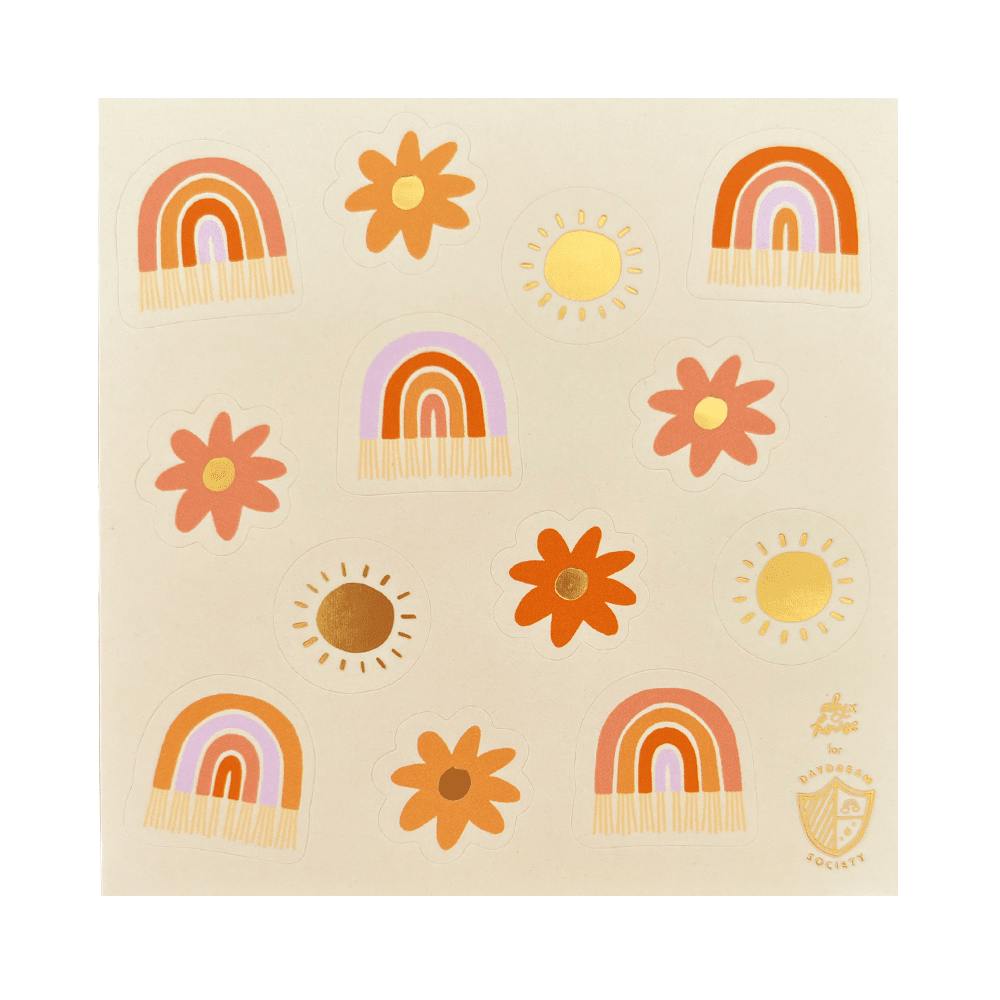 Boho Rainbow Sticker Set