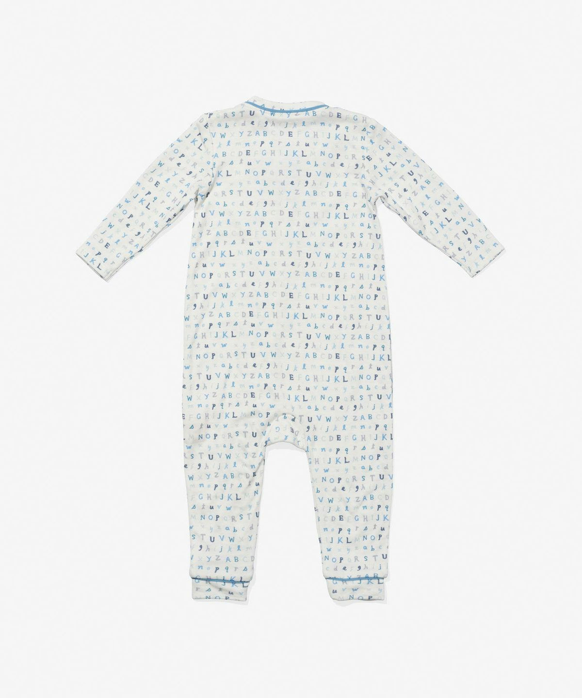 Ziggy Zip Romper, Blue ABC's
