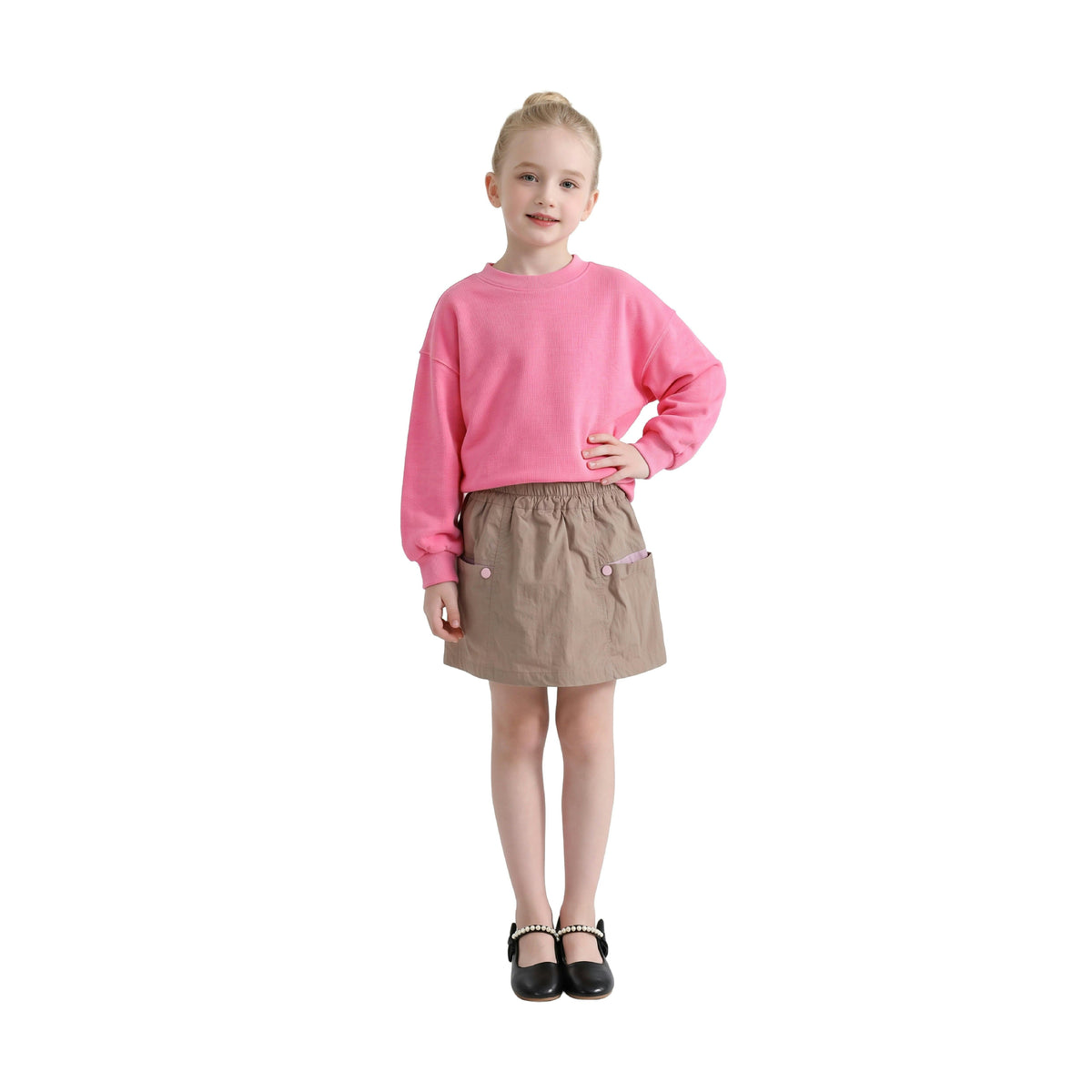 Bright Pink Oversized Sweatshirt
