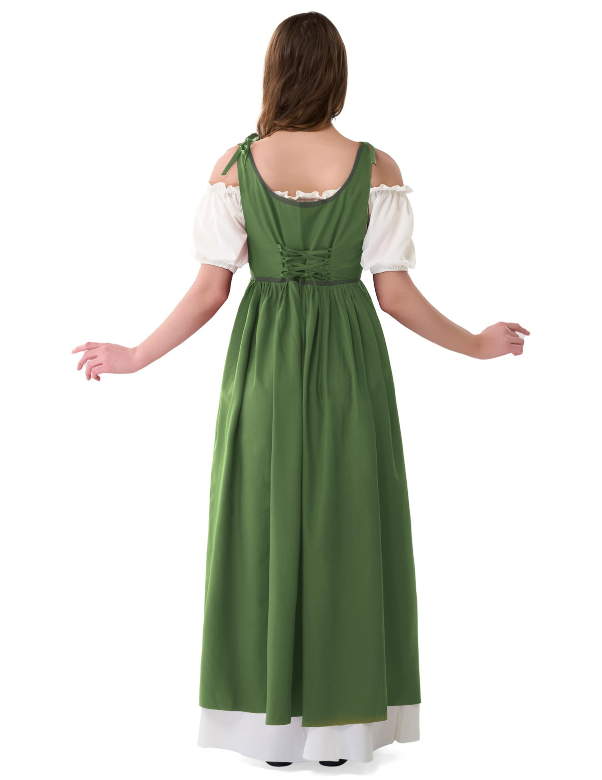 Medieval Renaissance Peasant Maxi Dress for Women