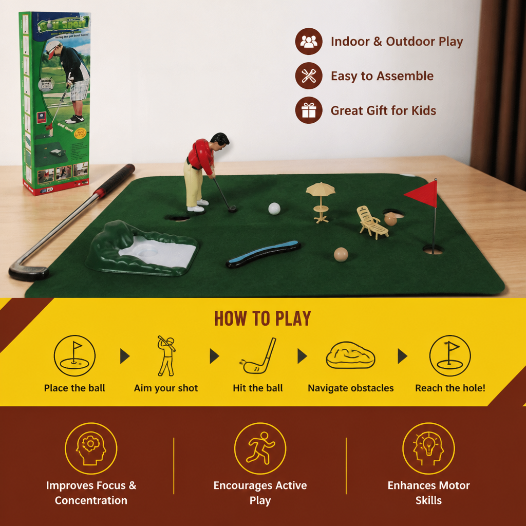 Kids Mini Golf Club Set – Golf Toy for Children