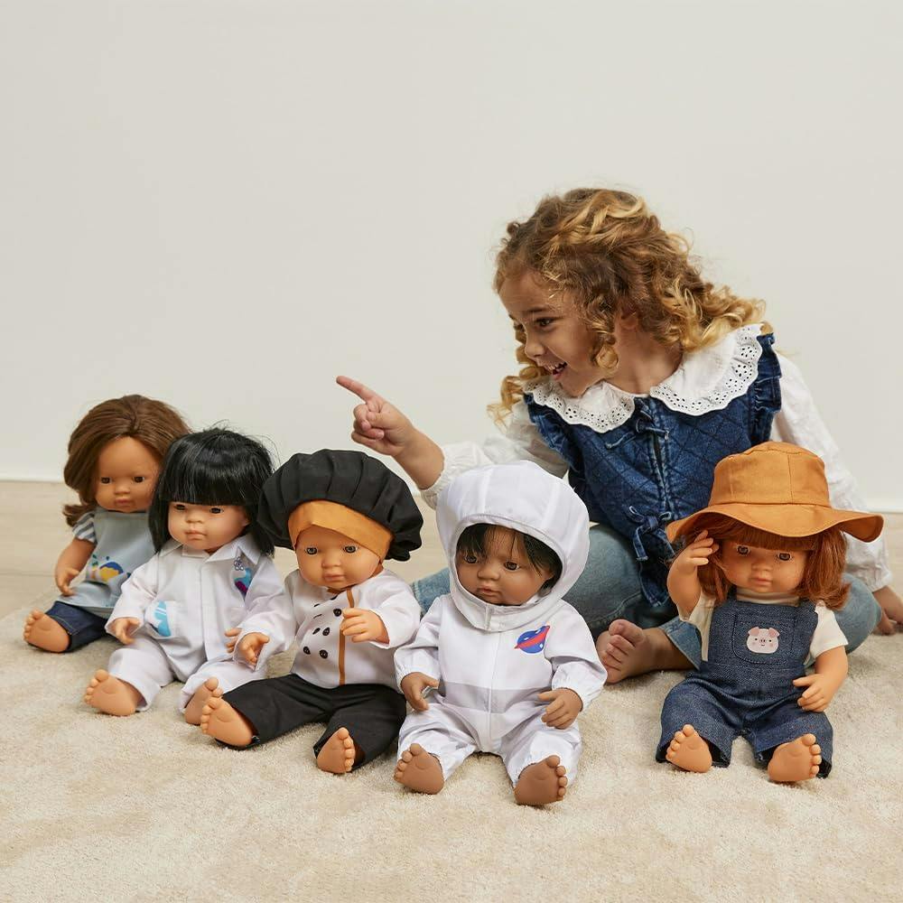 Careers Collection - Scientist Doll Outfit with Lab Coat & Pants for 15" Baby Dolls