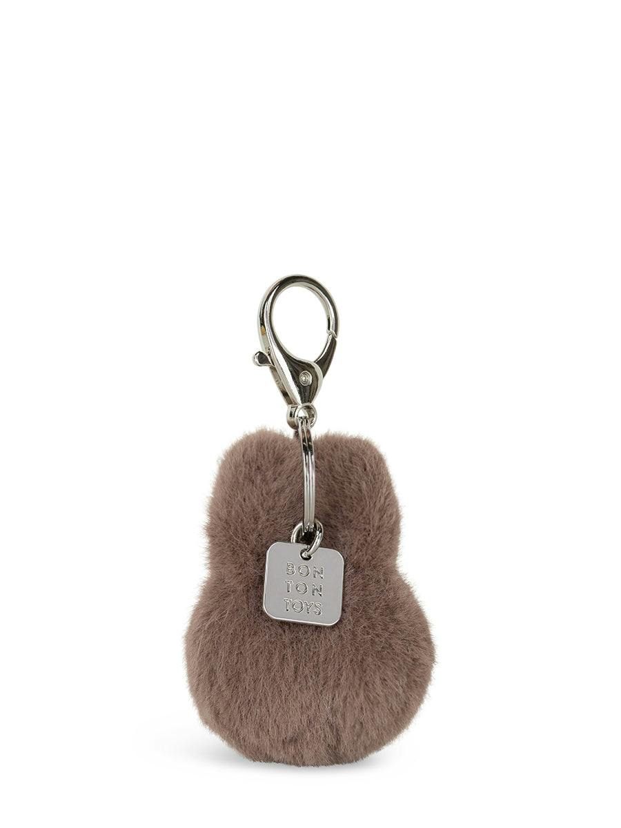 Miffy ECO Fuzzy Keychain Taupe - 3"