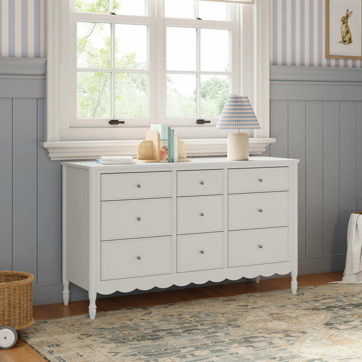 Namesake Ambrosia 9-Drawer Wide Assembled Dresser (56")