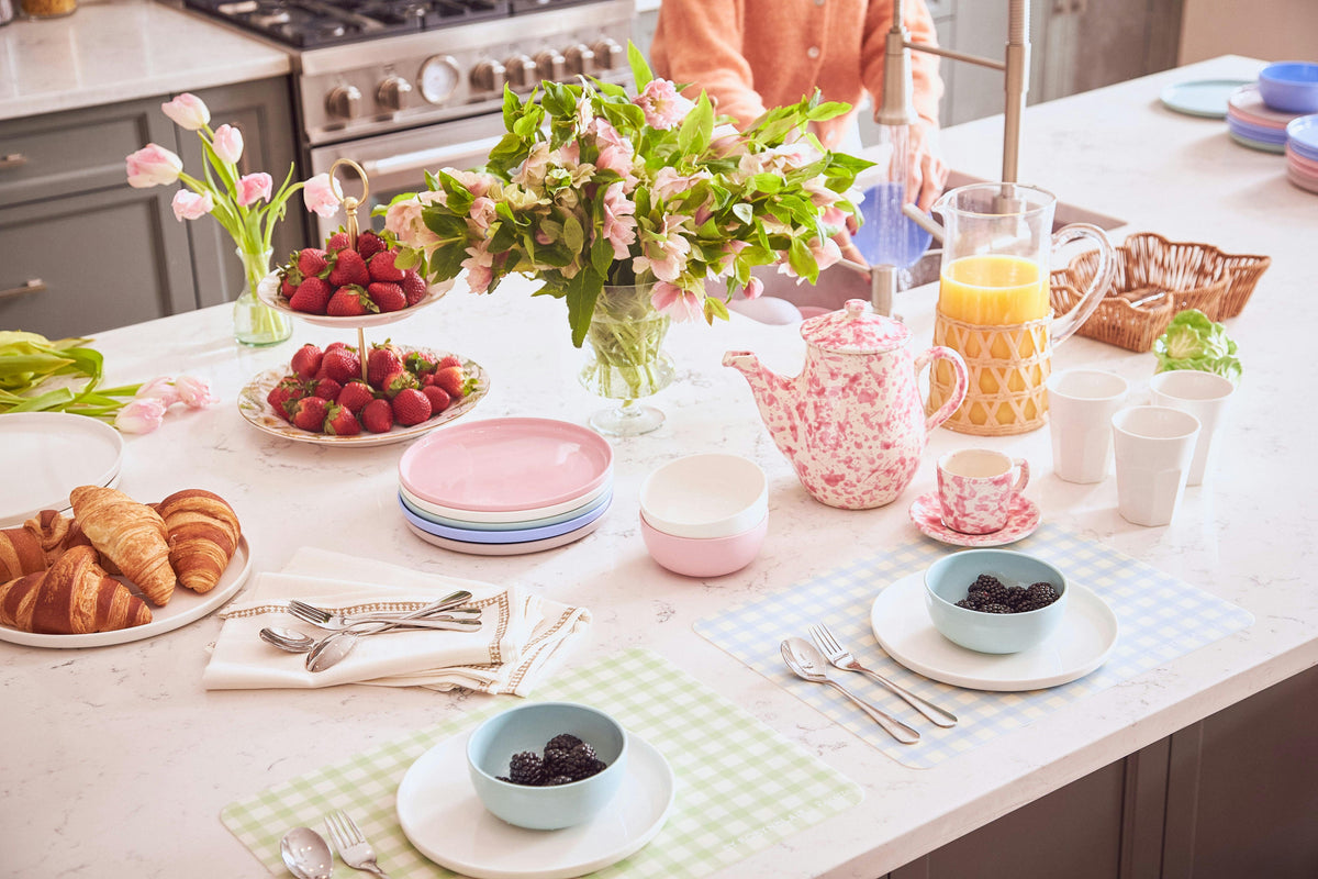 2 Placemats | Green Gingham | by robynblair x Recette