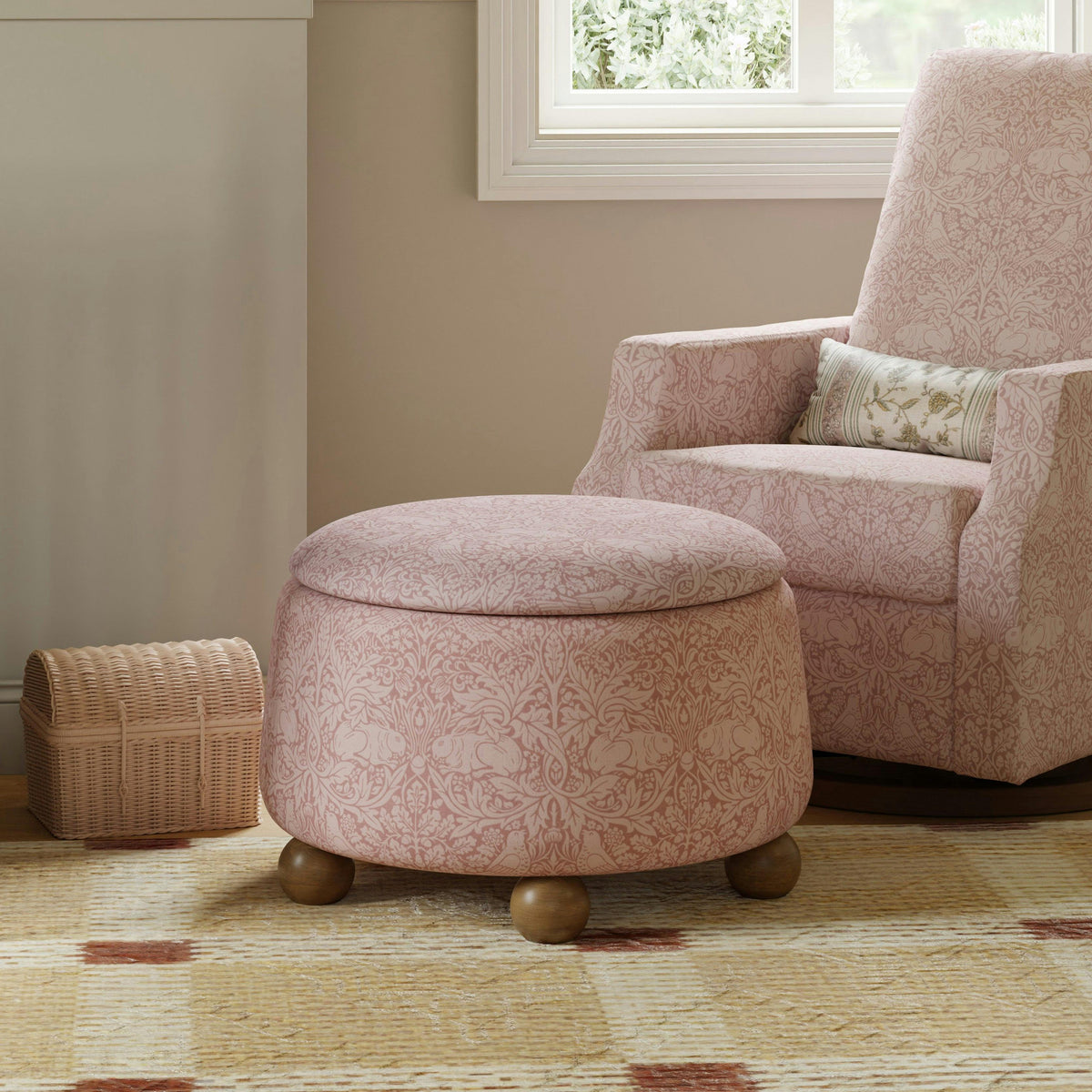 Namesake Morris & Co. x Namesake Tuffet Storage Ottoman