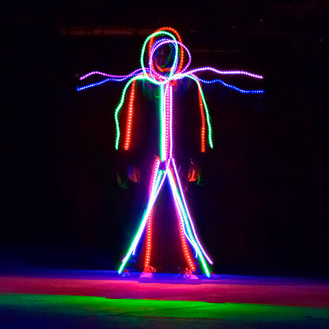 RGB Color Changeable light up LED Stick Figure