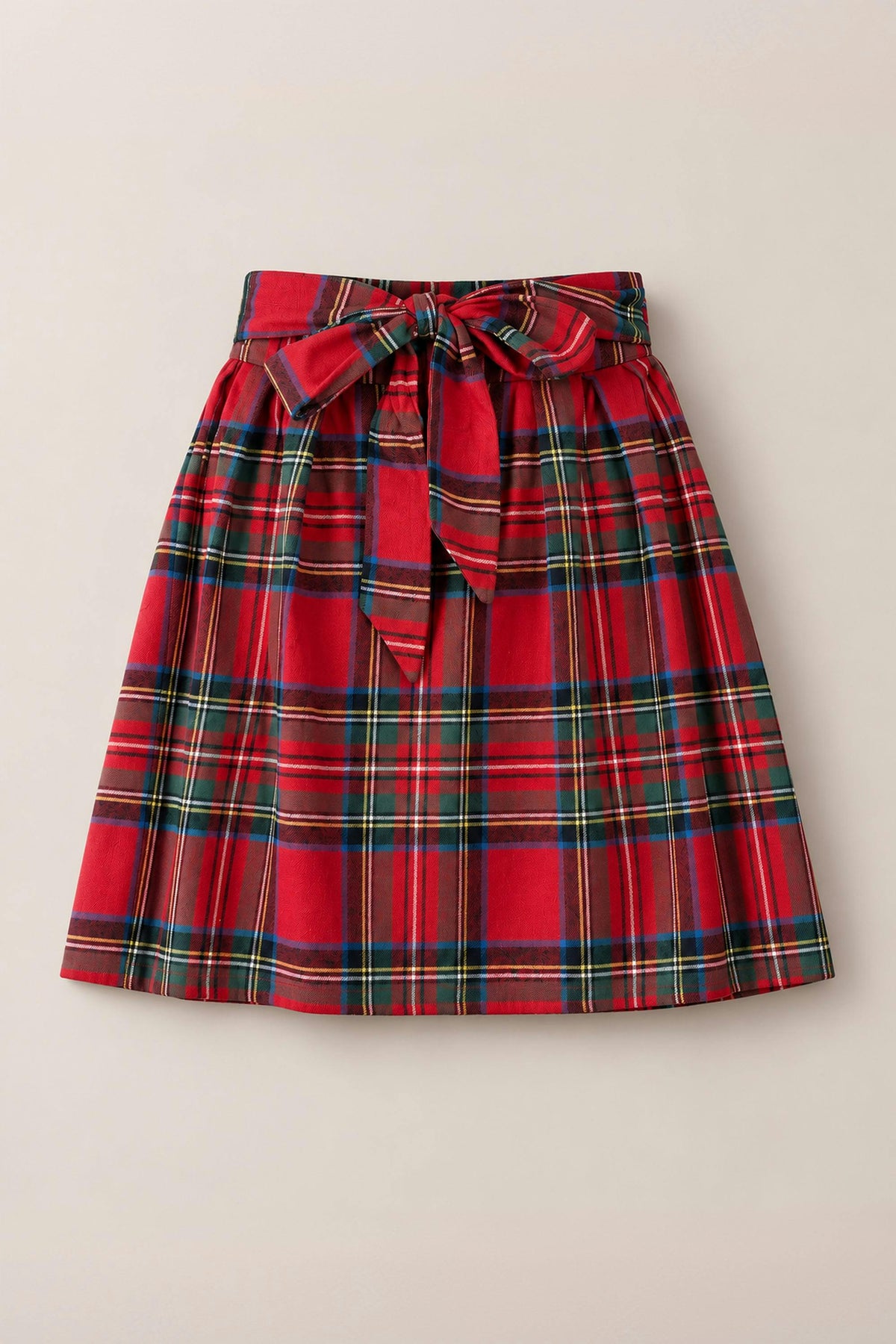 Addison Skort in Holiday Plaid