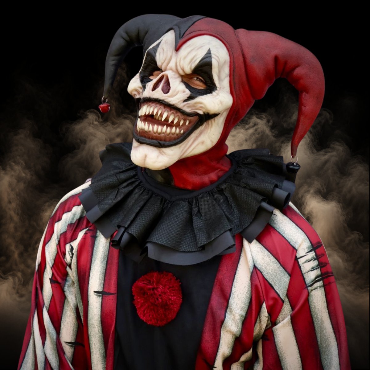 Evil Jester Clown Mask