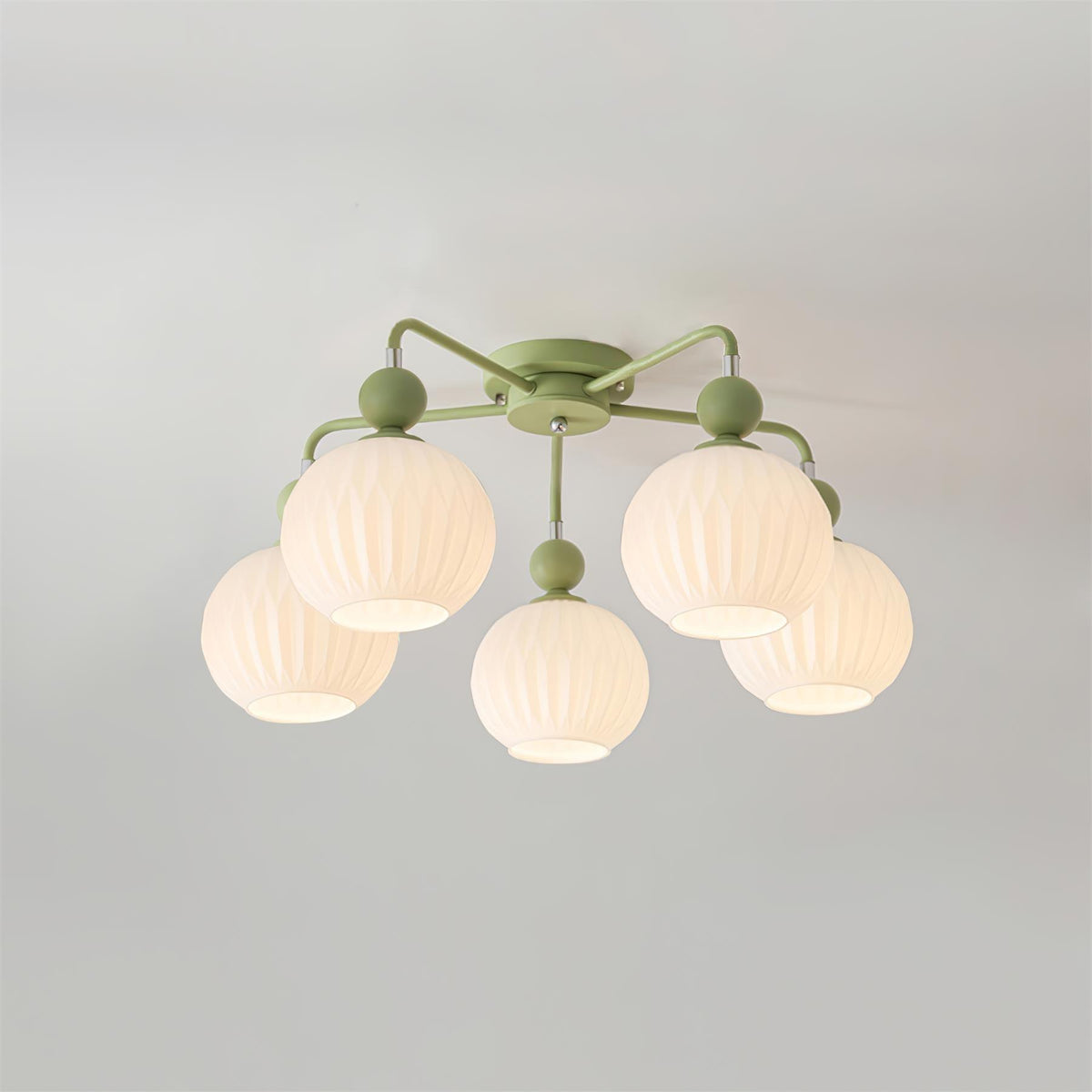 Multi-Light Glass Pendant Ceiling Fixture