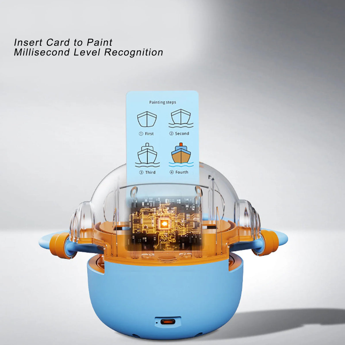 Kids Drawing Robot with 100 Activity Cards