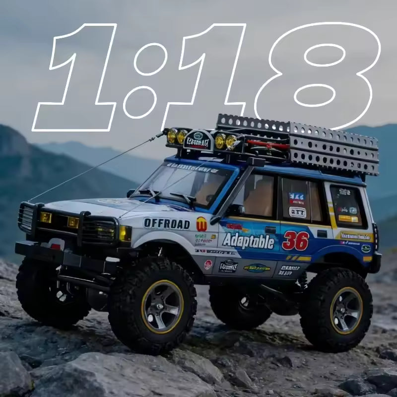 1/18 Simulated Constant Speed Four-Wheel Drive Off-Road Crawler - JX01