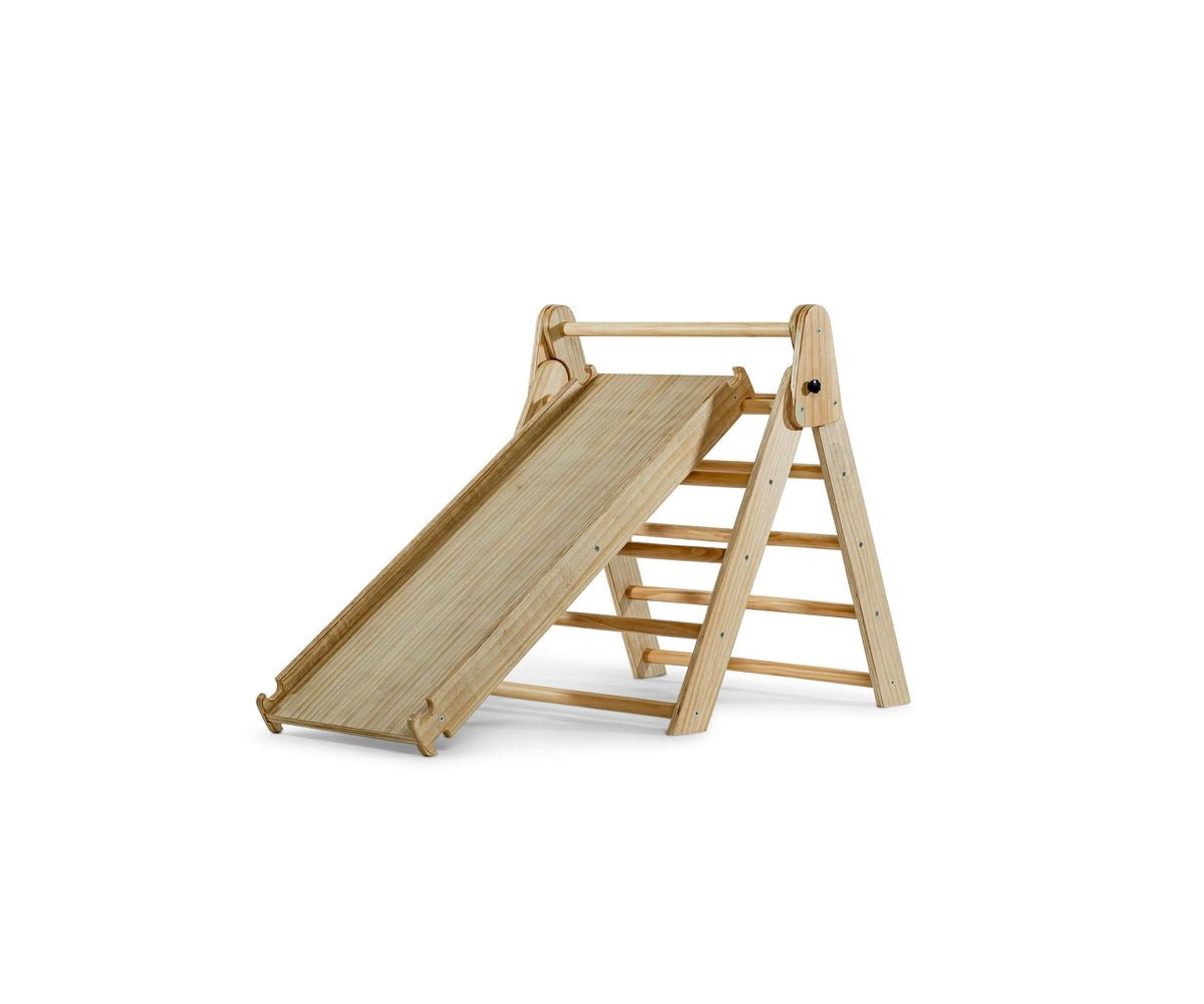 Hazel | Foldable Pikler Triangle Set with Slide, Ramp and Rocker