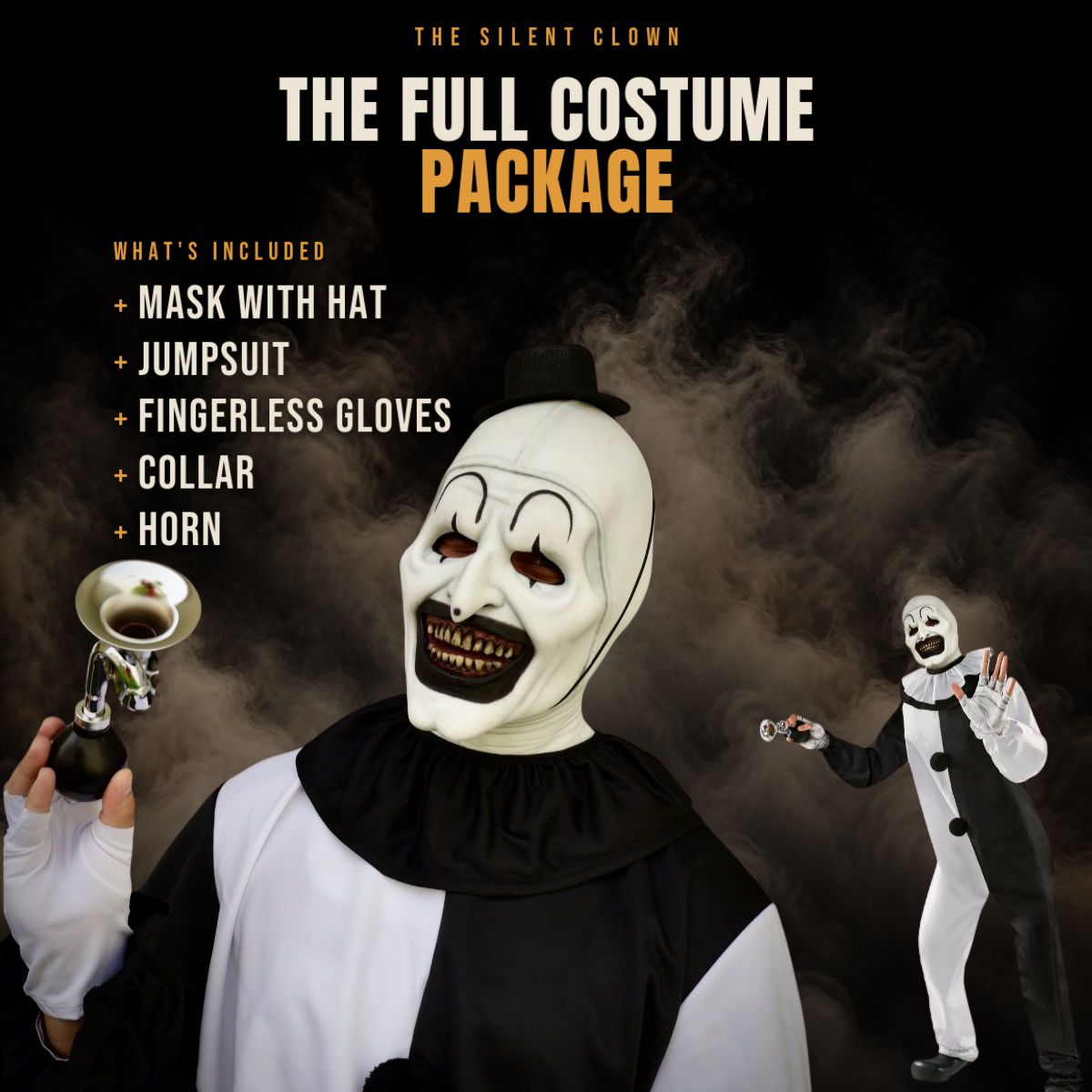 The Silent Clown Mask