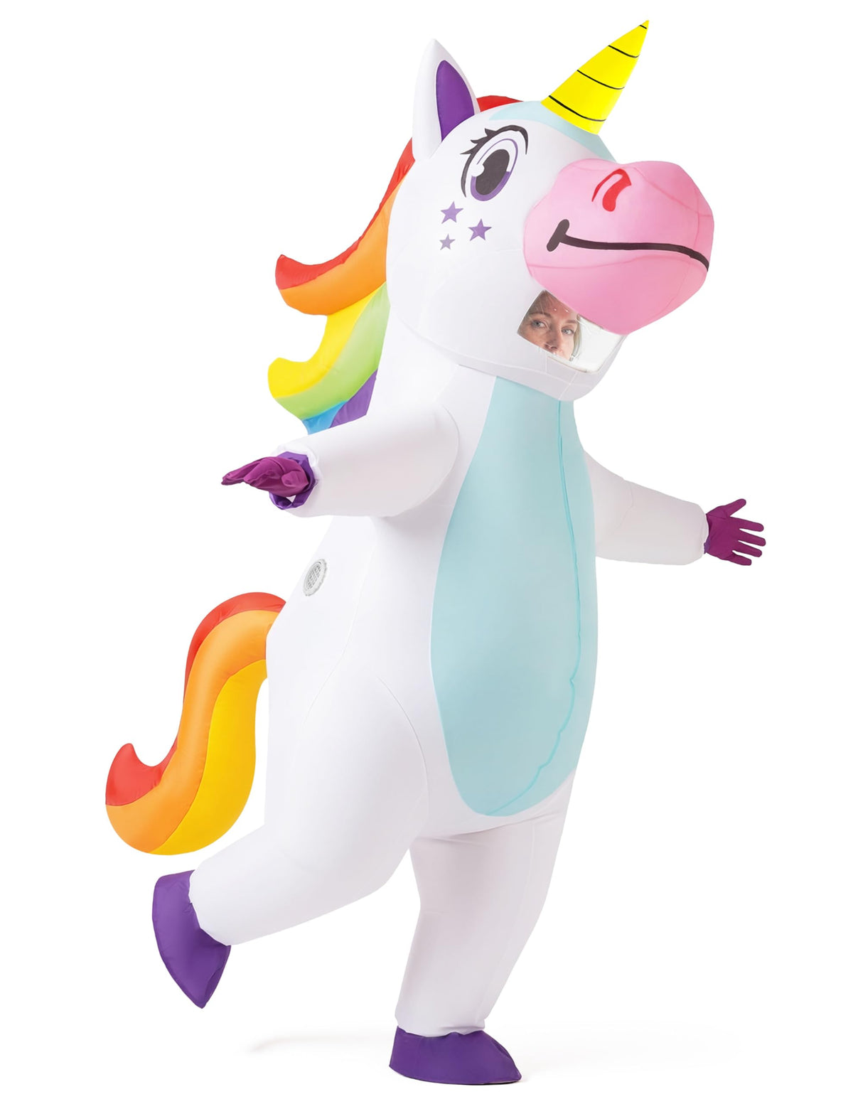 Spooktacular Creations Unicorn Inflatable Costume for Adults