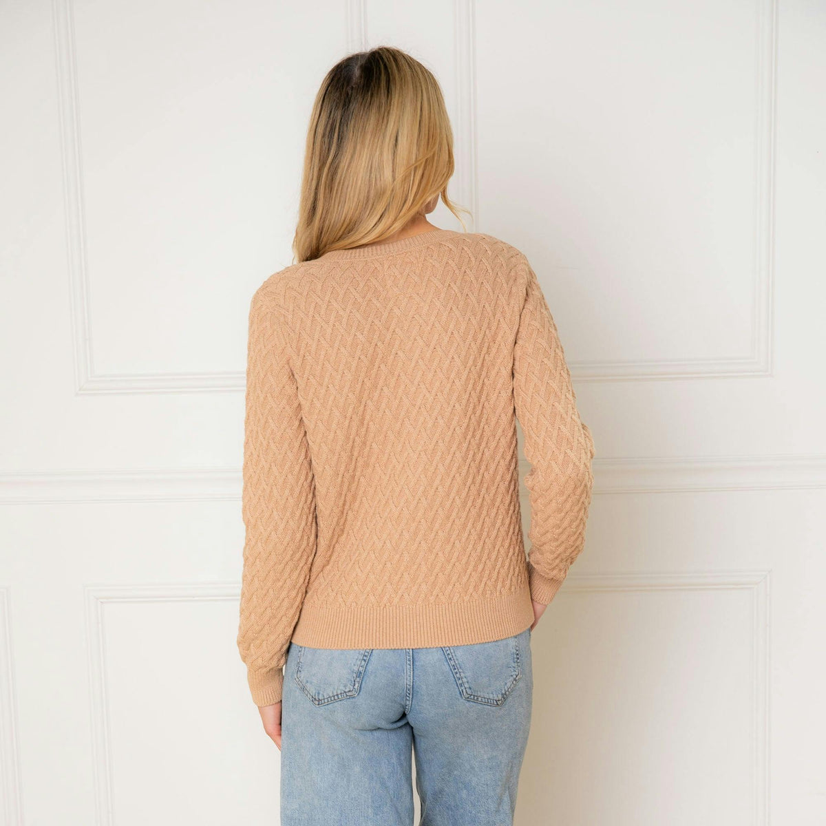Organic Herringbone Stitch Cardigan