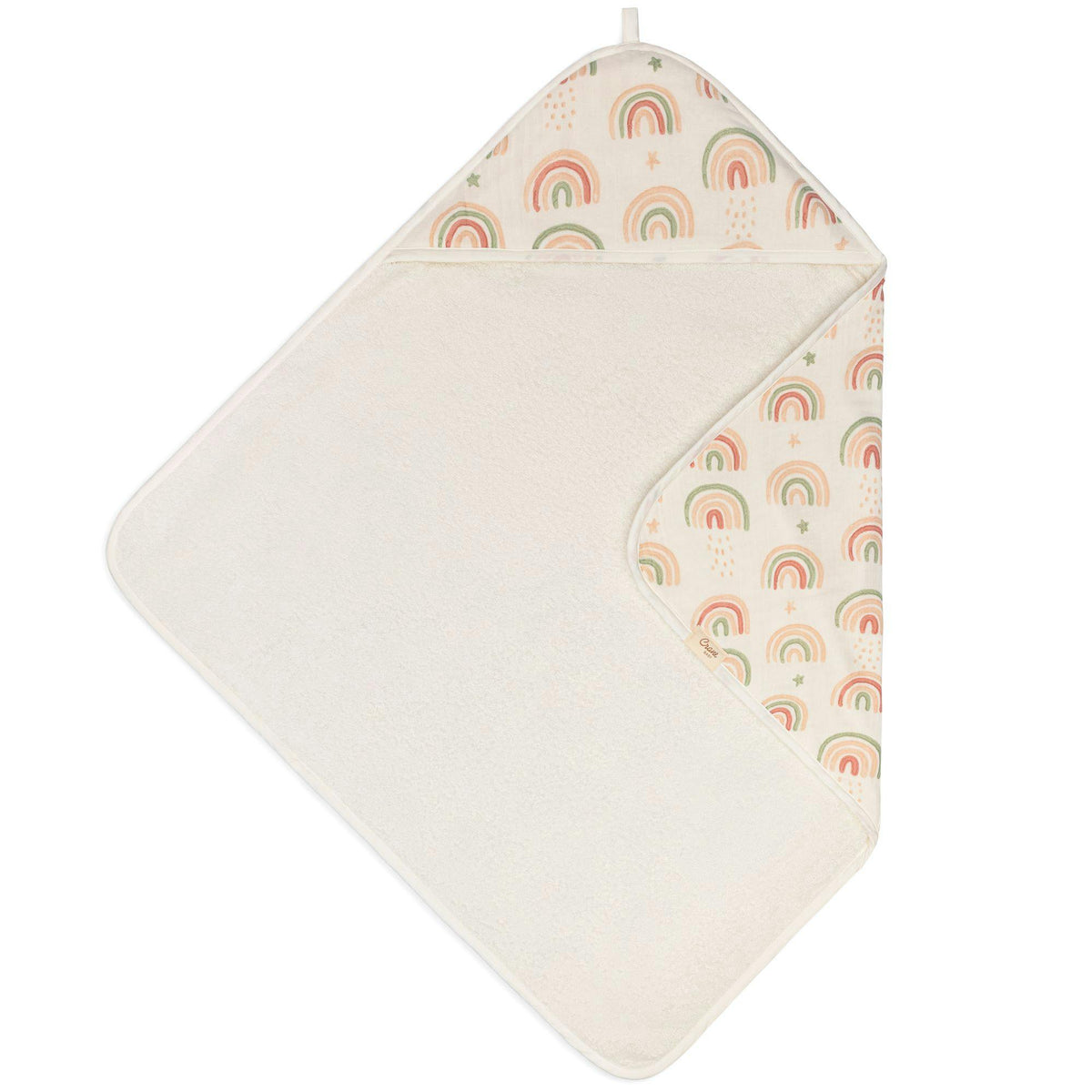 Parker Rainbow Hooded Baby Bath Towel