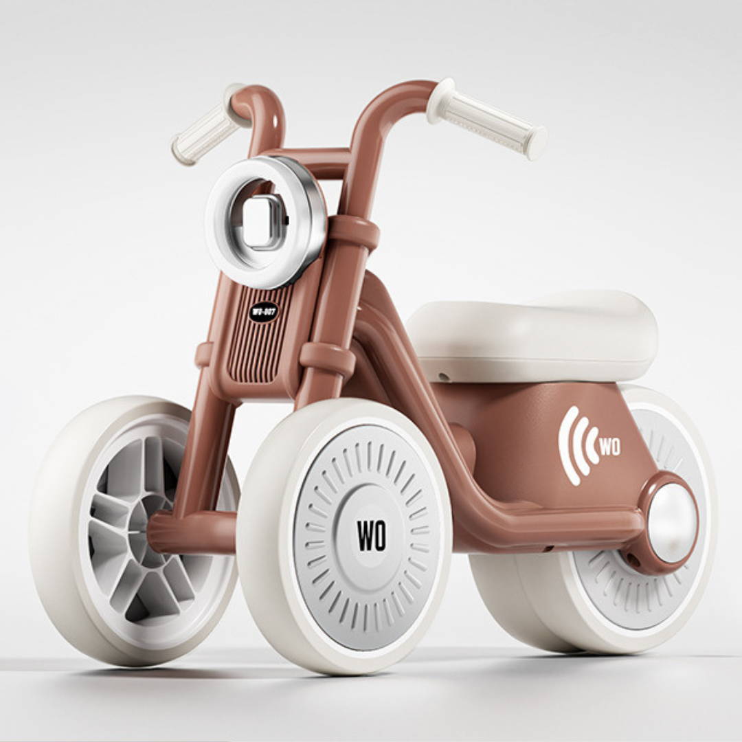 Stylish Kids Tricycle β Silent Wheels with LED Lights
