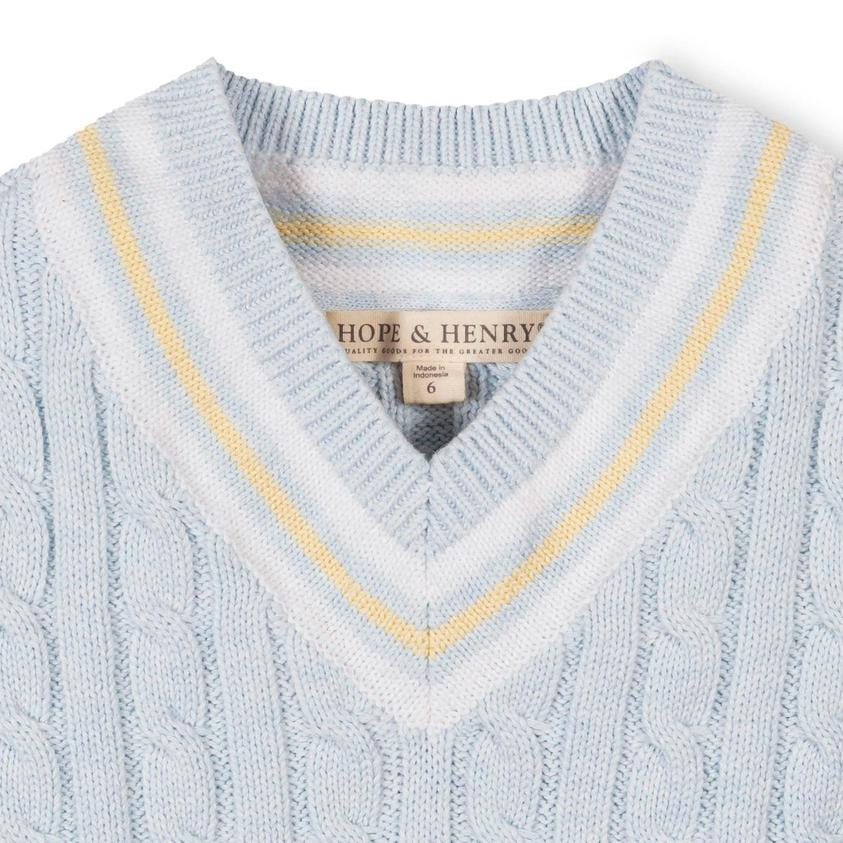Organic Cricket Sweater Vest