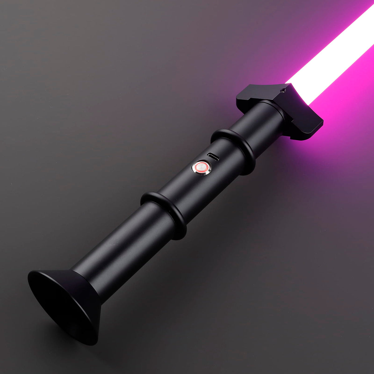 Youngling F20 Lightsaber Hilt – All-Black Minimalist Design