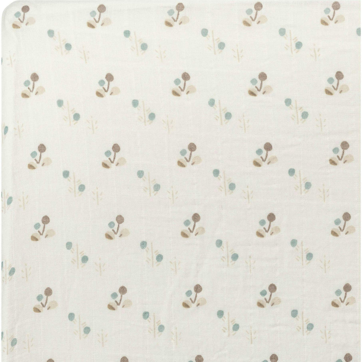 Organic Cotton Poppy Fitted Crib Sheet