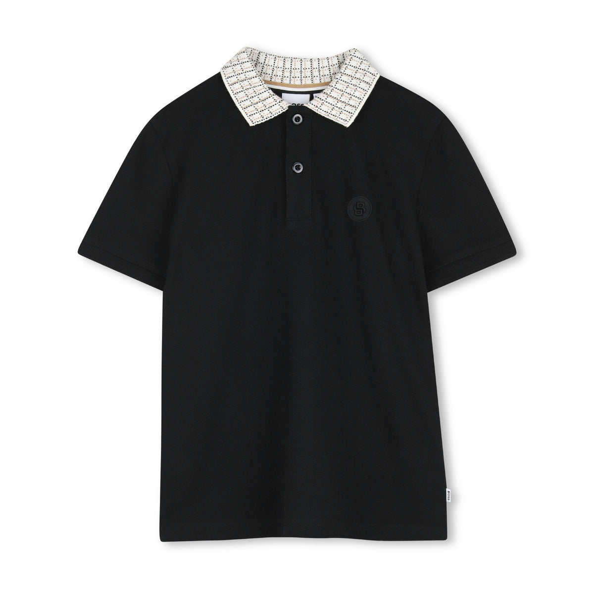 Black Slim-Fit Polo Shirt