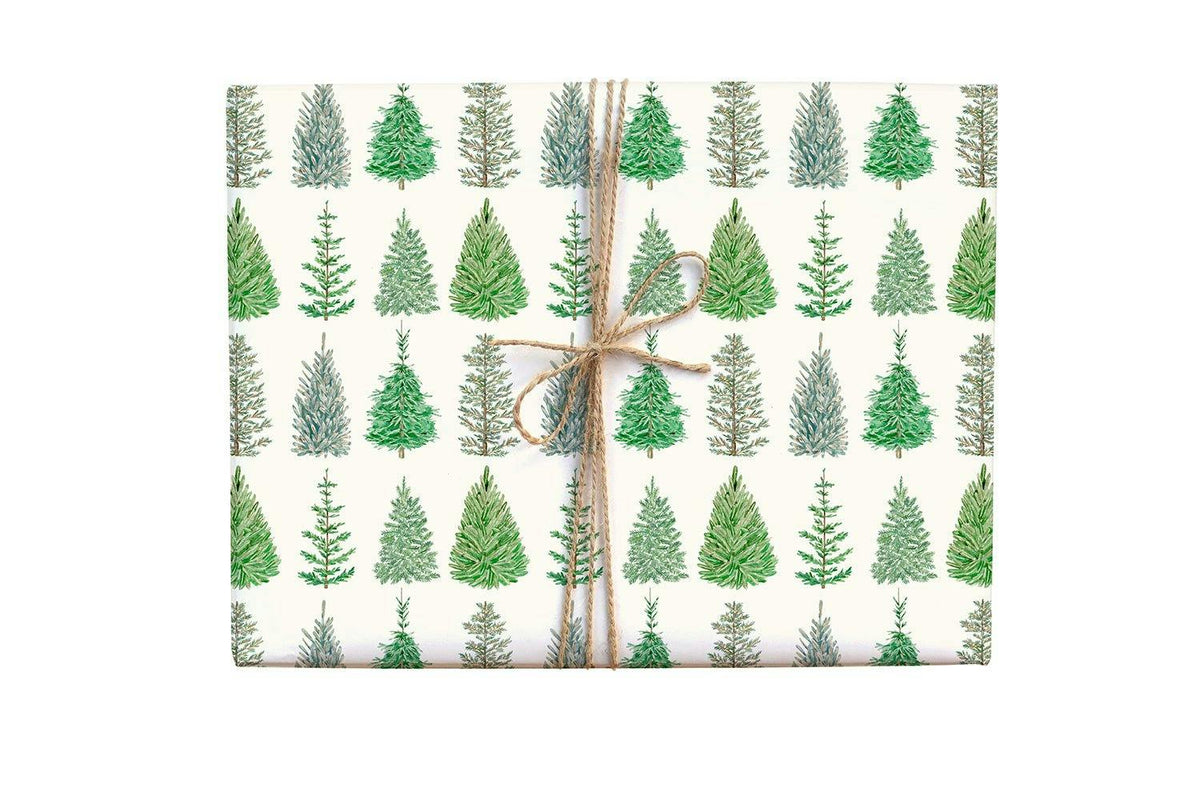 Evergreen Christmas Tree Gift Wrap