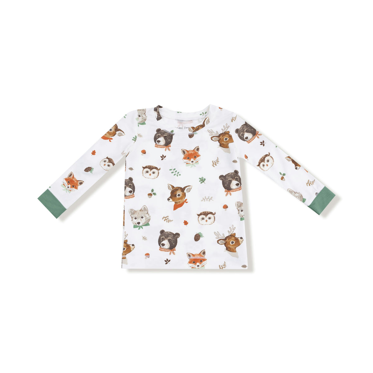 Woodland Animal Faces - Long Sleeve Loungewear Set