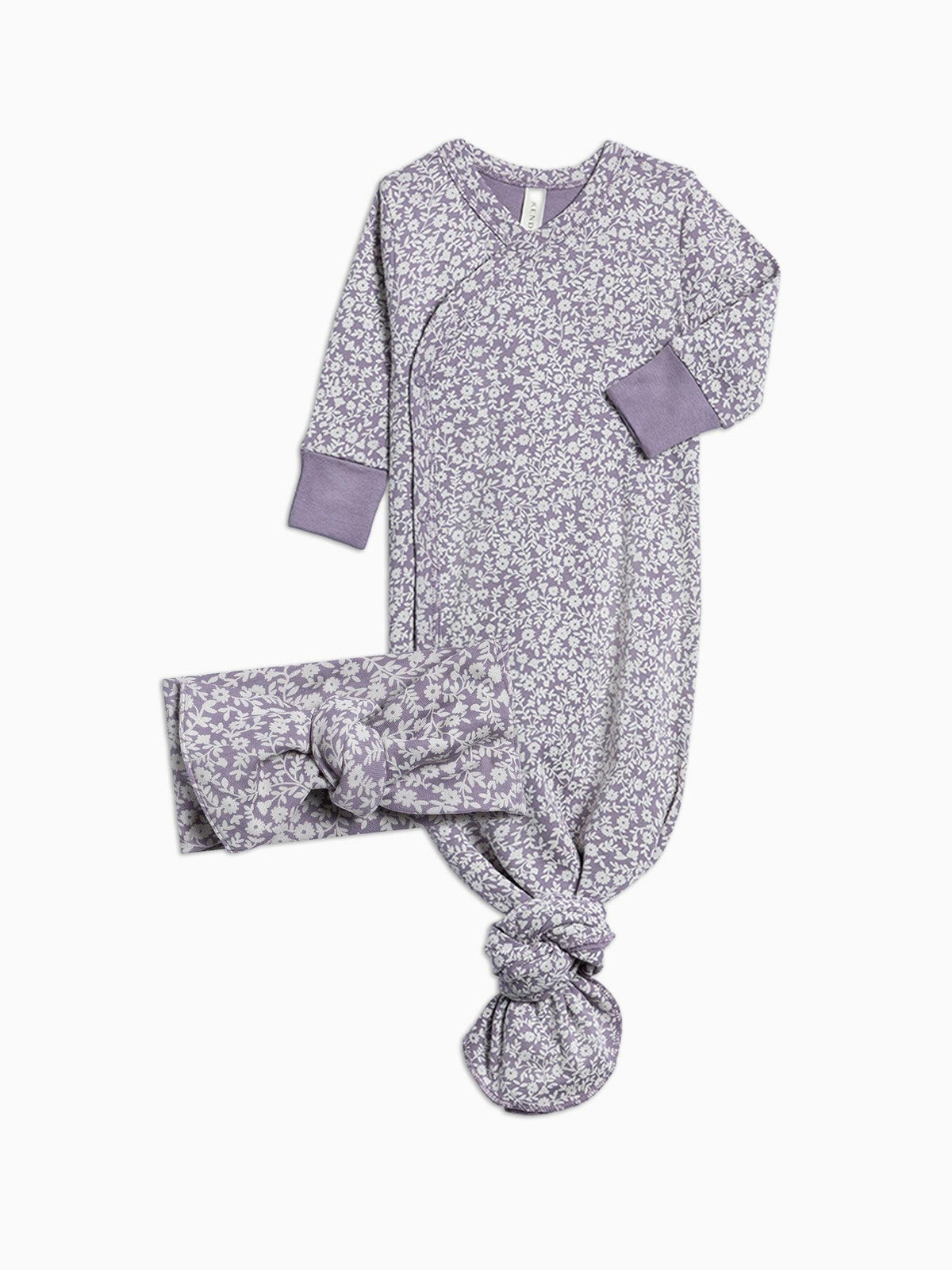Organic Infant Winter Gown Set