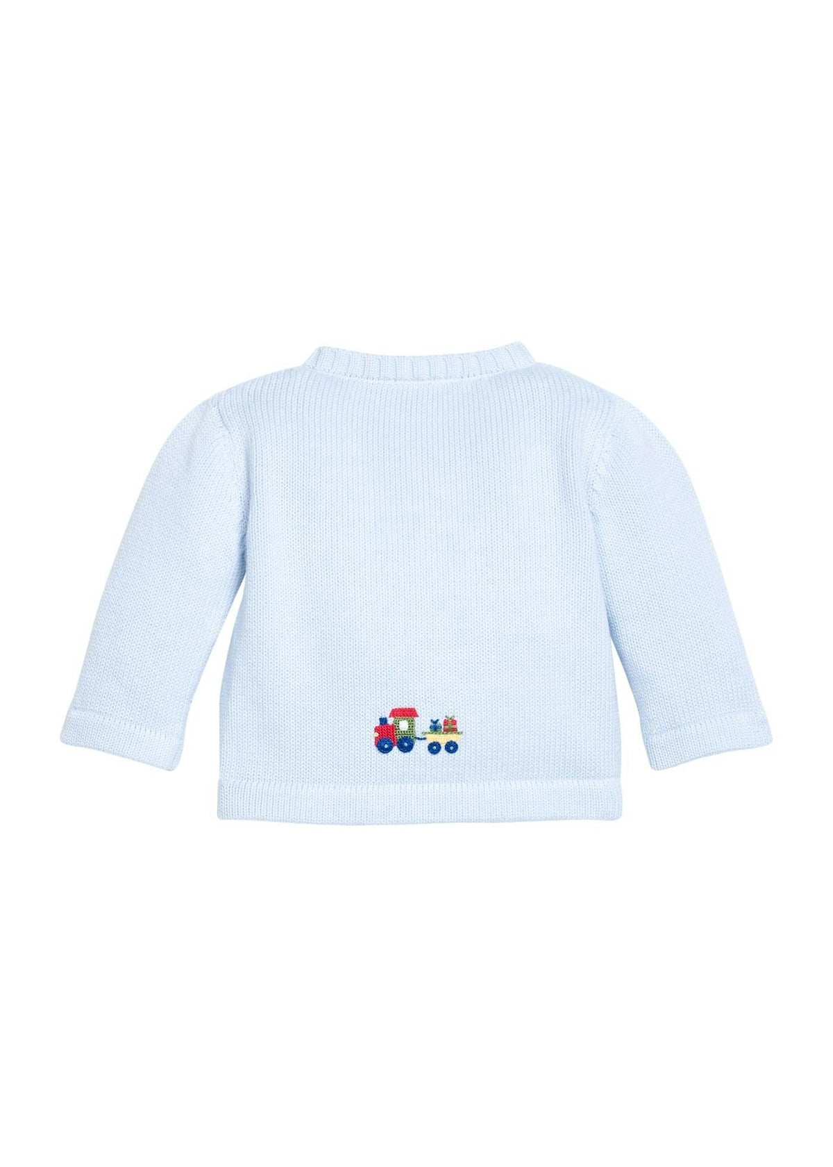 Crochet Cardigan - Holiday Train