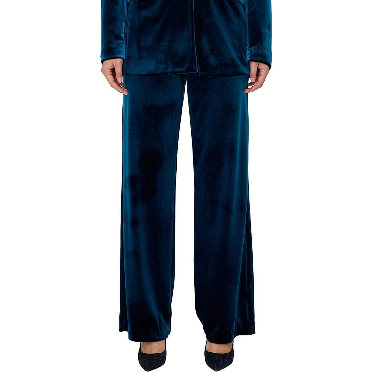 Valerie Straight Leg Velvet Trouser