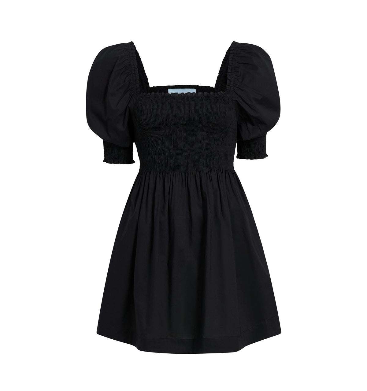 The Athena Nap Dress - Black Cotton