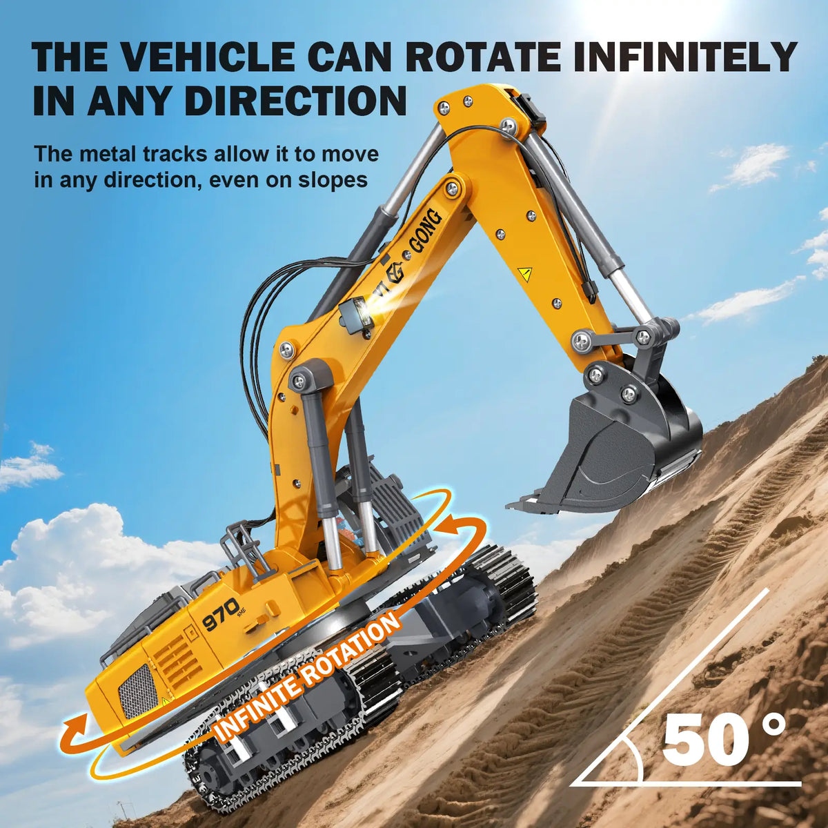 Premium 1:50 Alloy RC Construction Series