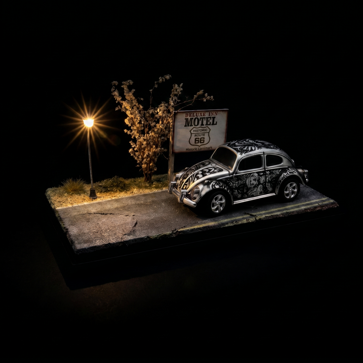 1/64 Beetle "Joker" Finely Sculpted Alloy RC Car-T05