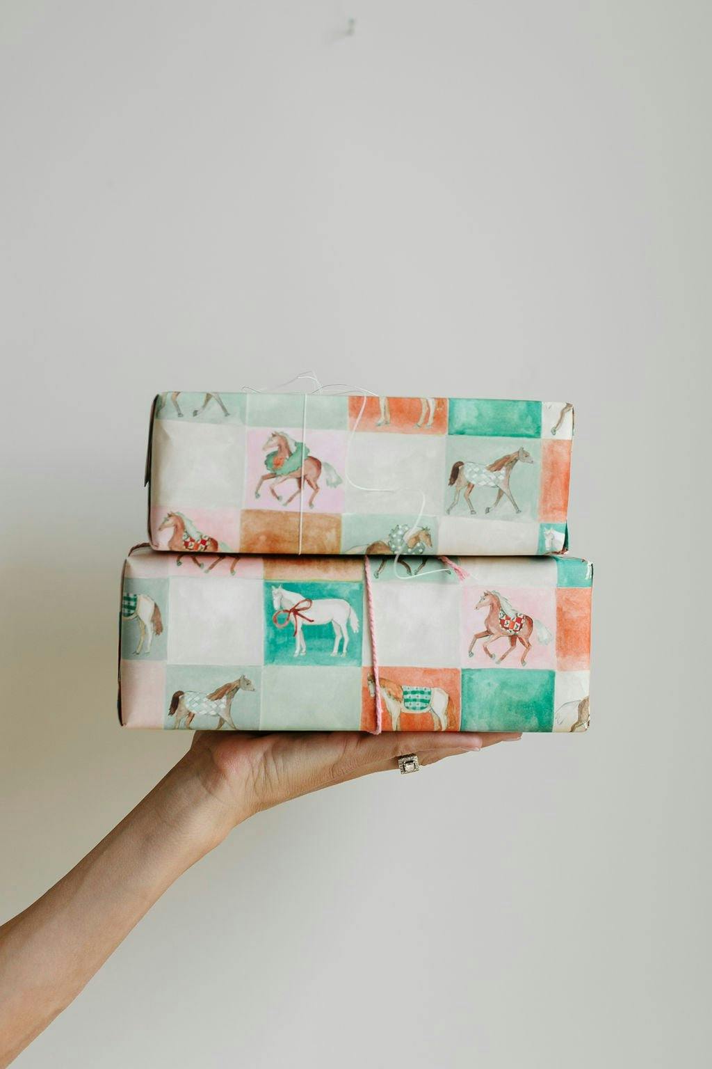 Holiday Horse Gift Wrap Roll