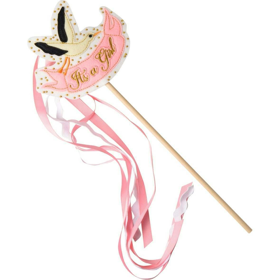 "It's a Girl" Felt Wand