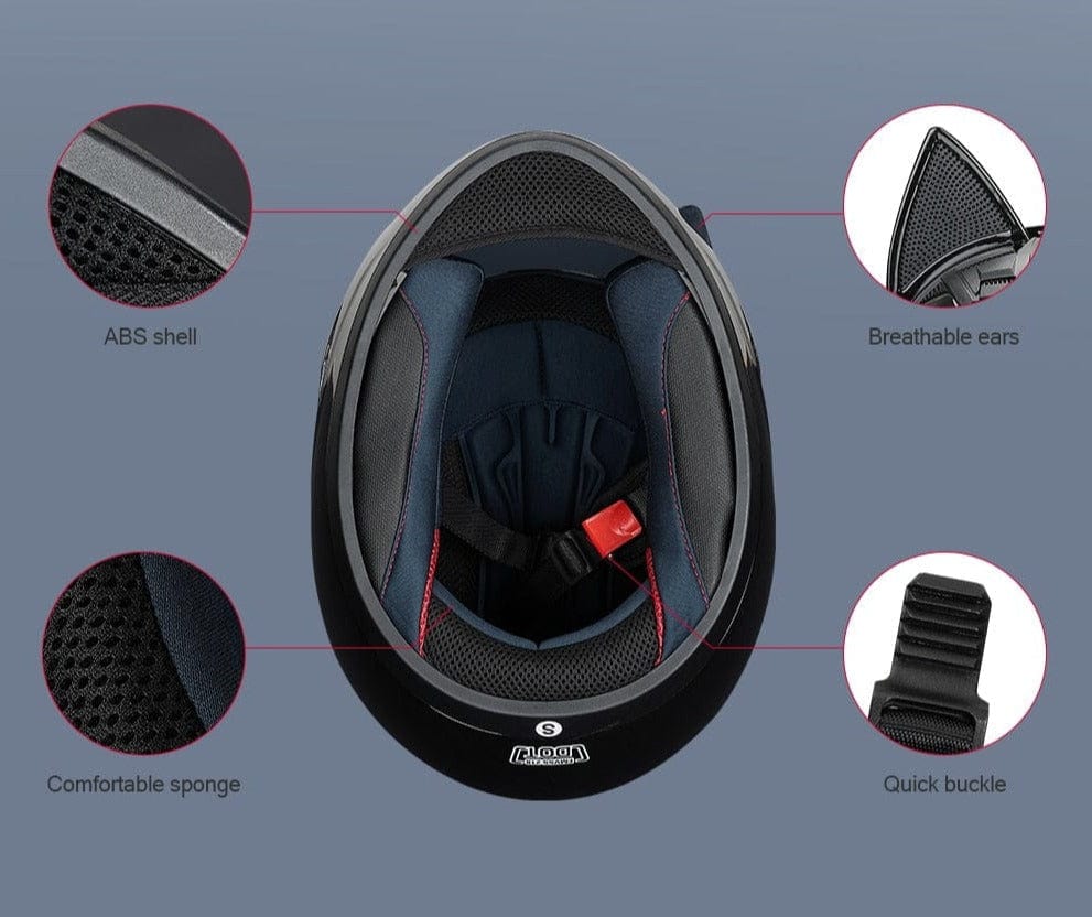 CatEars Detachable Cat-Ear Motorcycle Helmet