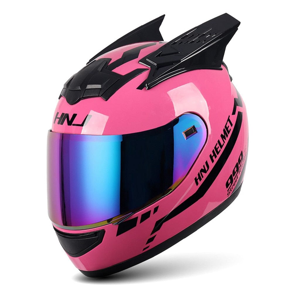 CatEars Detachable Cat-Ear Motorcycle Helmet