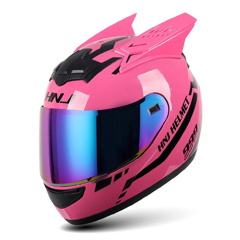 CatEars Detachable Cat-Ear Motorcycle Helmet
