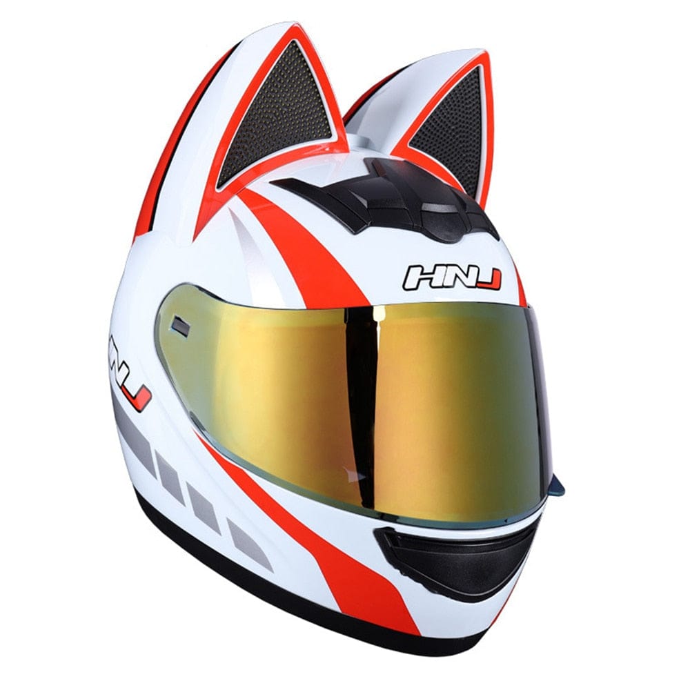 CatEars Detachable Cat-Ear Motorcycle Helmet