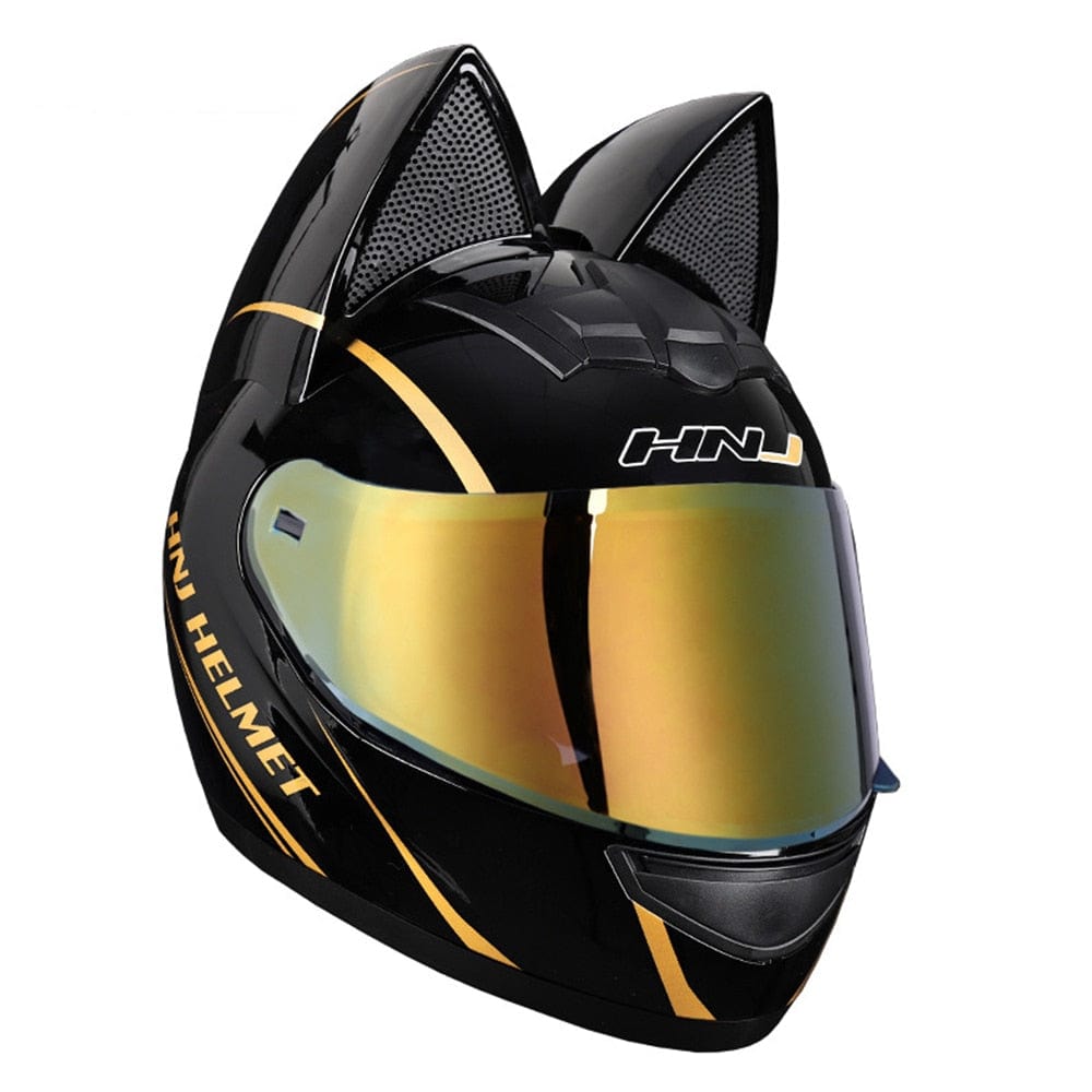 CatEars Detachable Cat-Ear Motorcycle Helmet