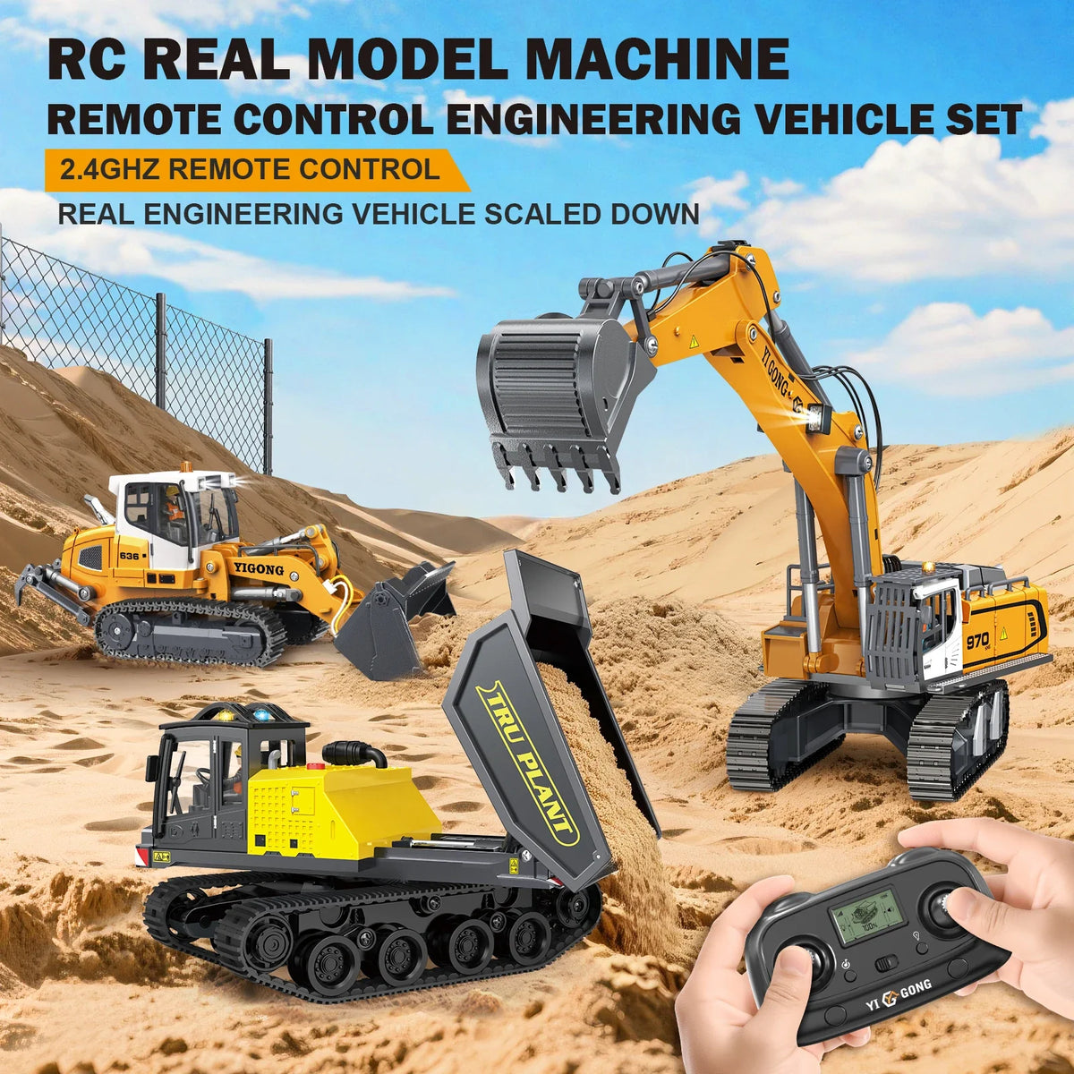 Premium 1:50 Alloy RC Construction Series