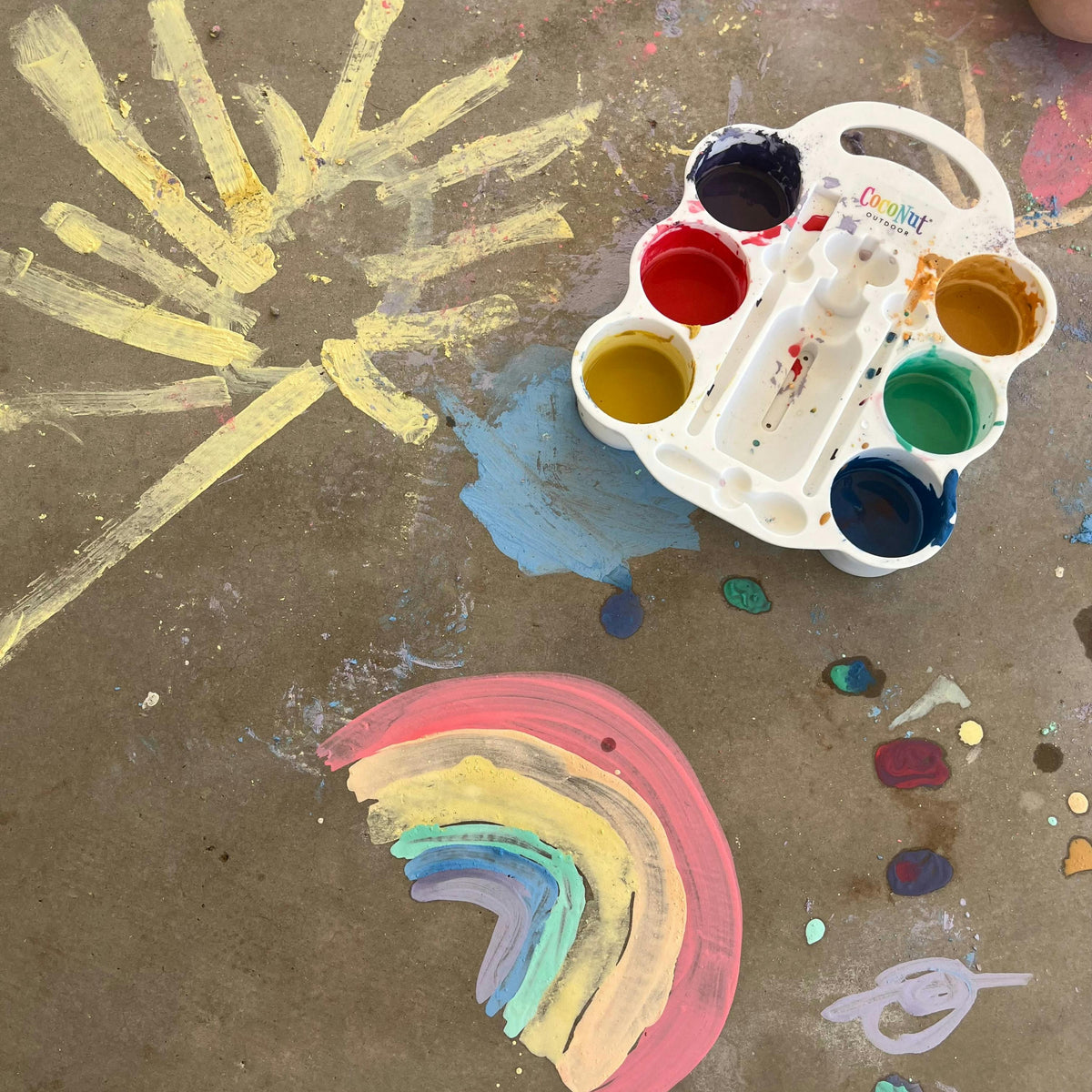 DIY Sidewalk Chalk Paint Set