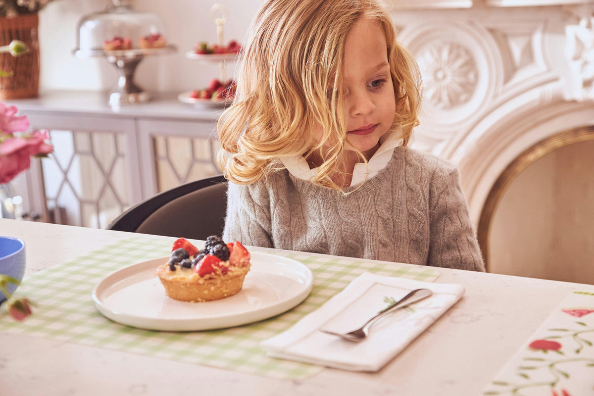 2 Placemats | Green Gingham | by robynblair x Recette