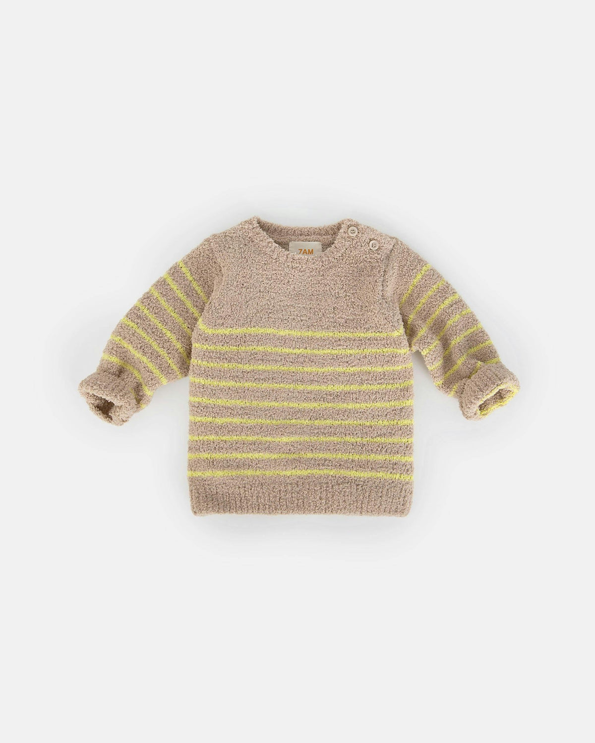 Long Sleeve Top Striped - Fuzzy