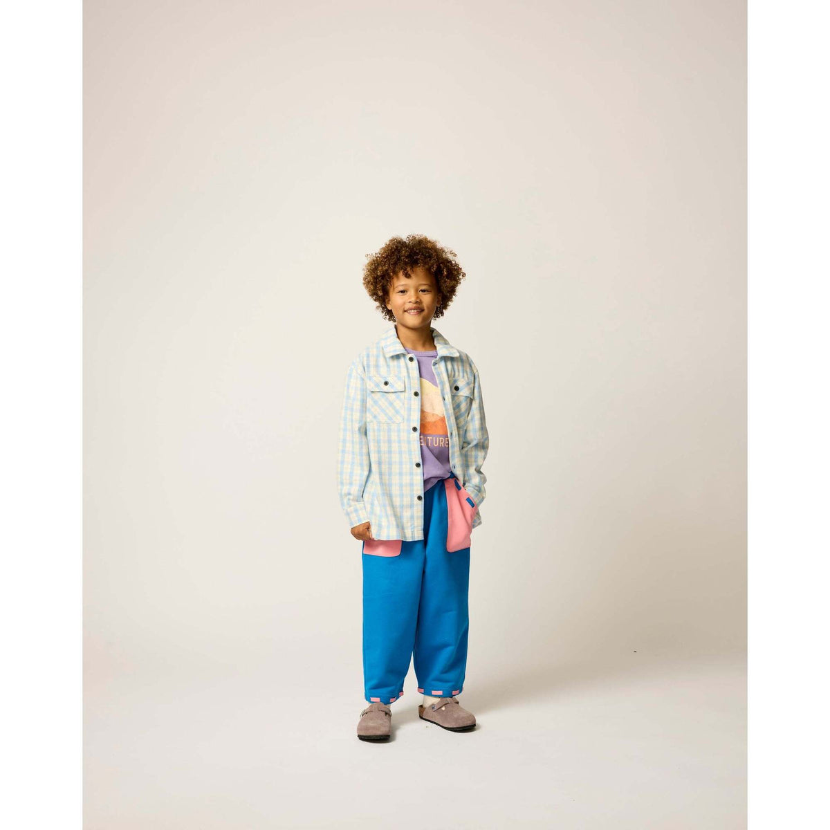 Organic Patchpocket Pant, Blue