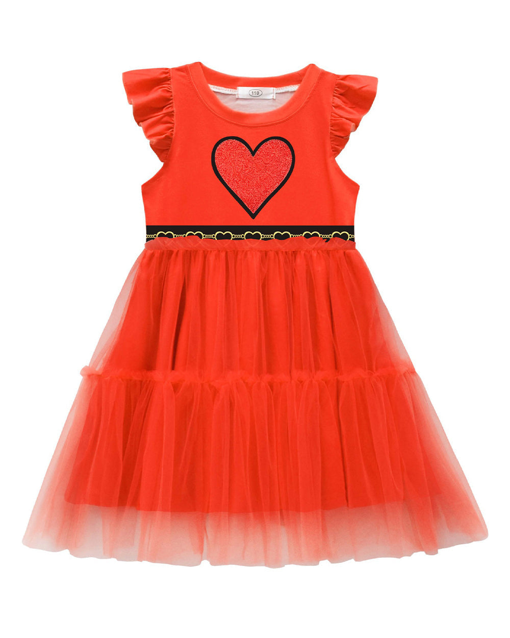 Girls’ Red Heart Princess Costume Dress