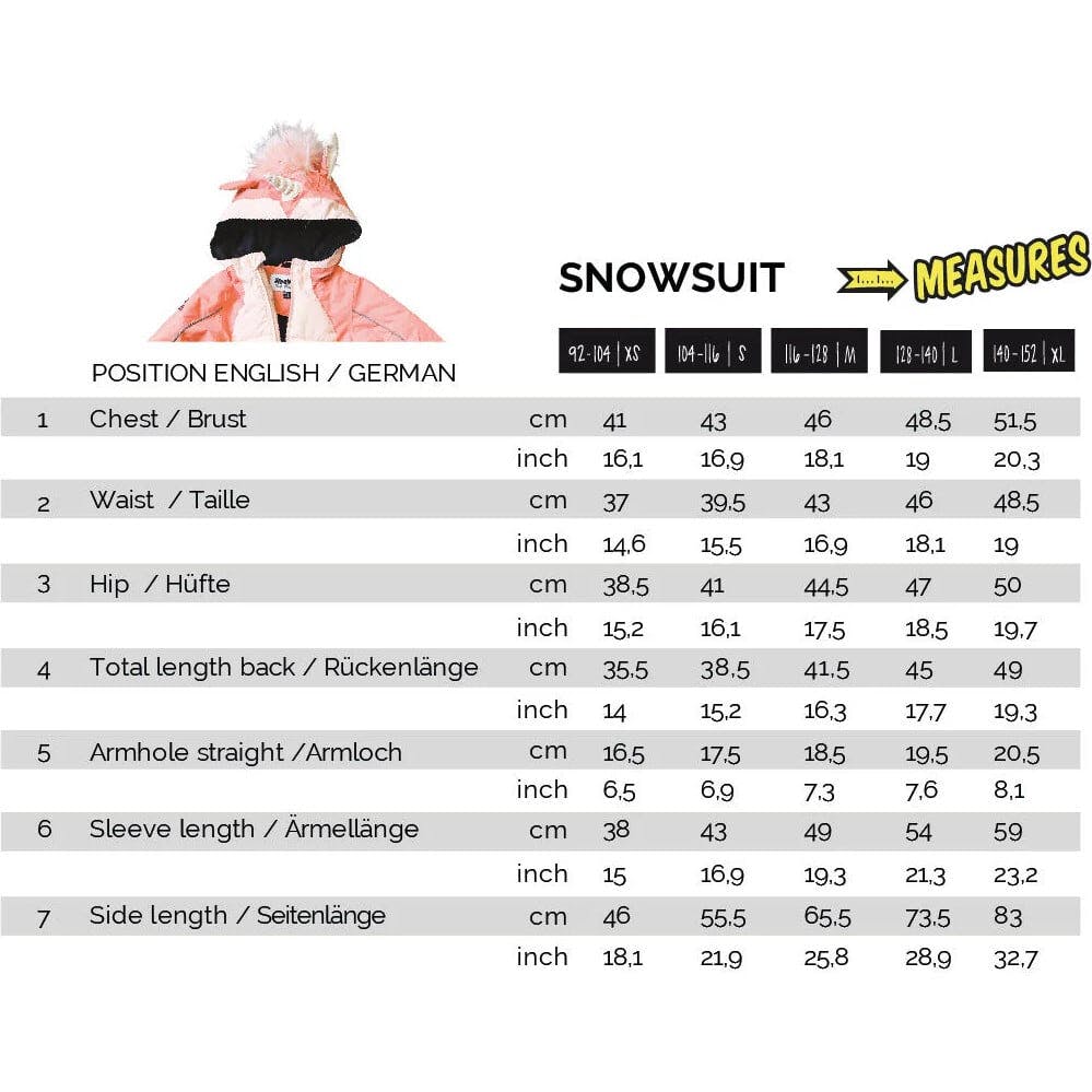 Flamingdo Adjustable Hood Waterproof Zipper Snowsuit, Pink