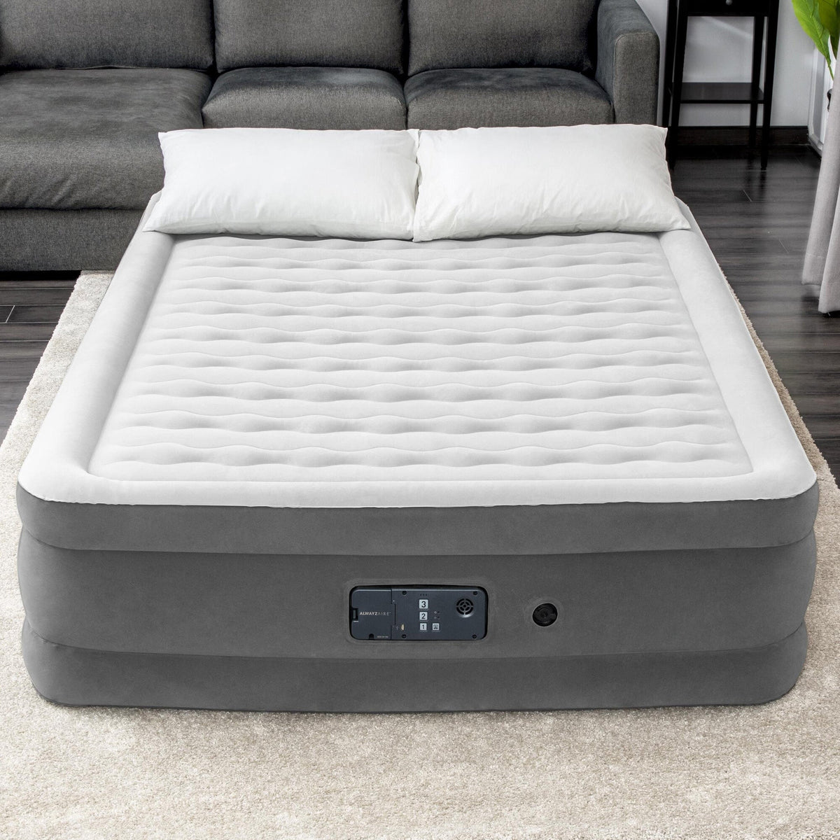 AlwayzAire: 18" Airbed - Queen - Built-In Comfort Pump